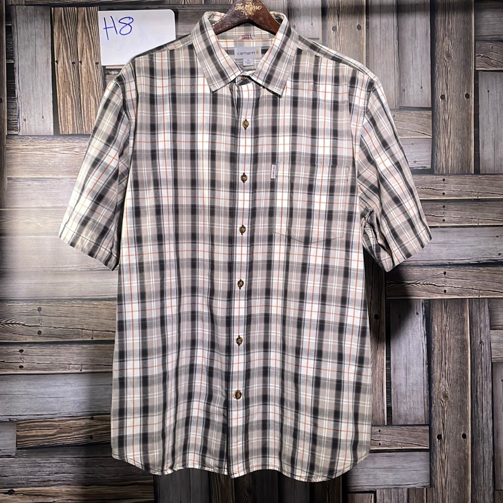Carhart button-down shirt XL plaid men’s